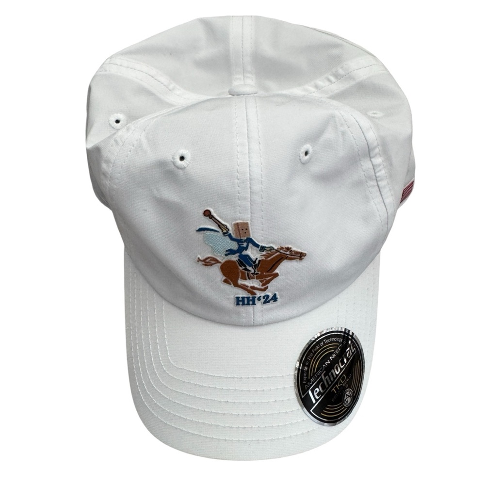 The Unknown Horseman HH 24 Technocrat American Needle White Baseball Cap